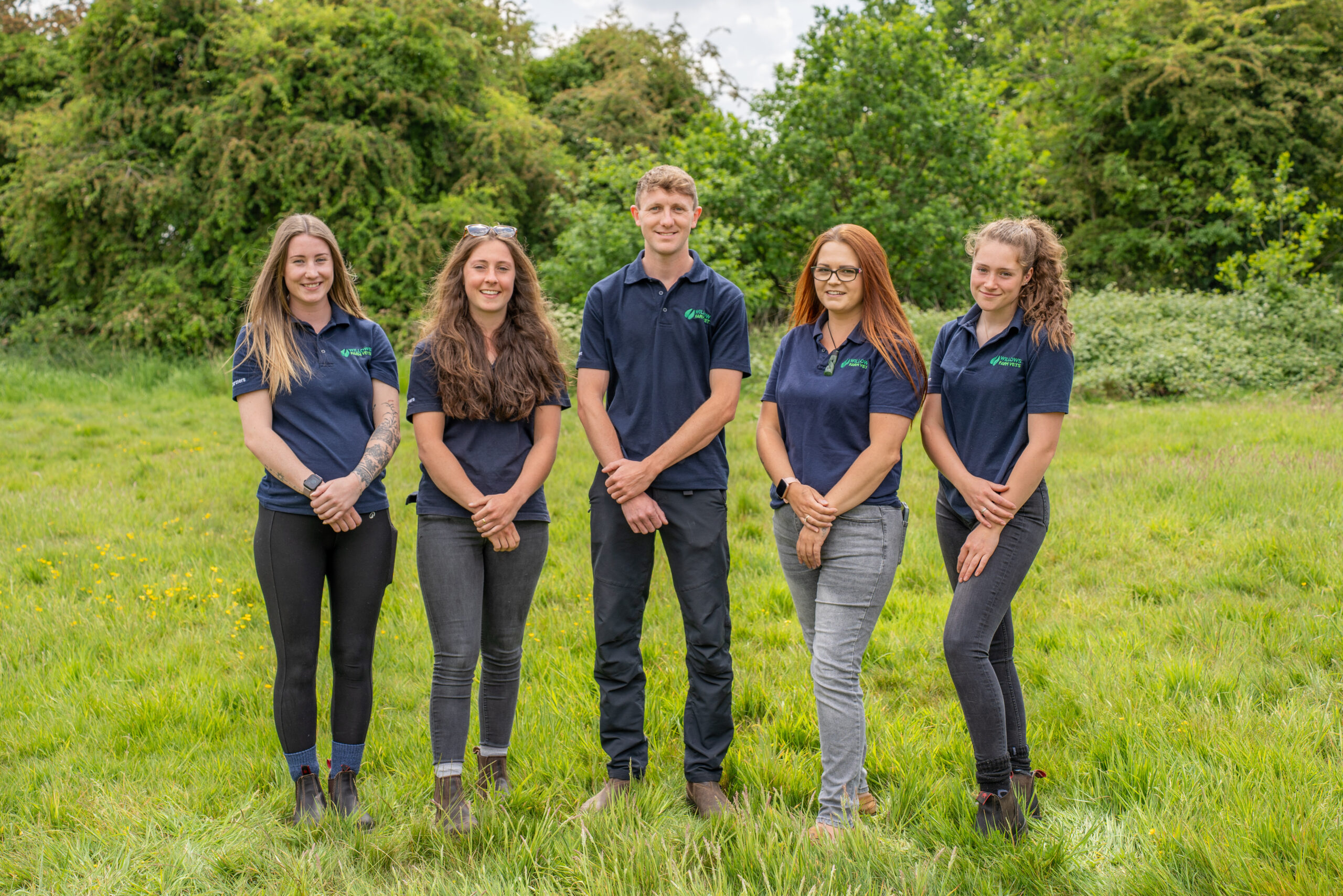 Willows Farm Vets - Team (HQ Print) 004